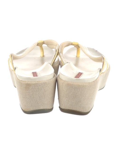 Prada Sport Canvas Flip Flops