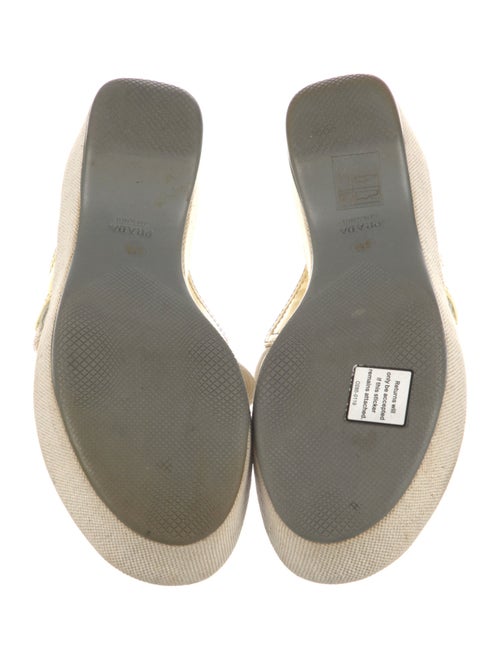 Prada Sport Canvas Flip Flops