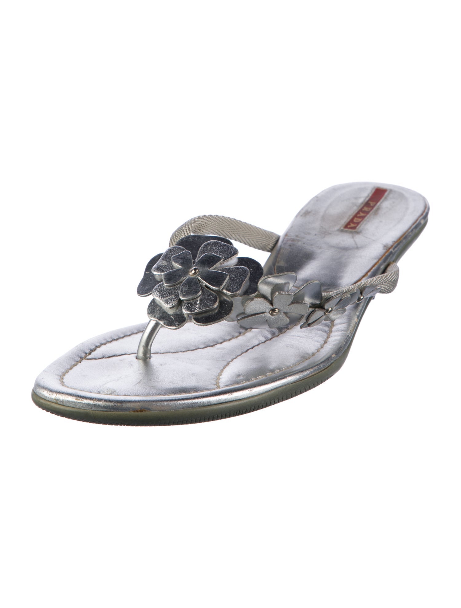 Prada Sport Studded Accents Slides