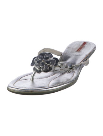 Prada Sport Studded Accents Slides