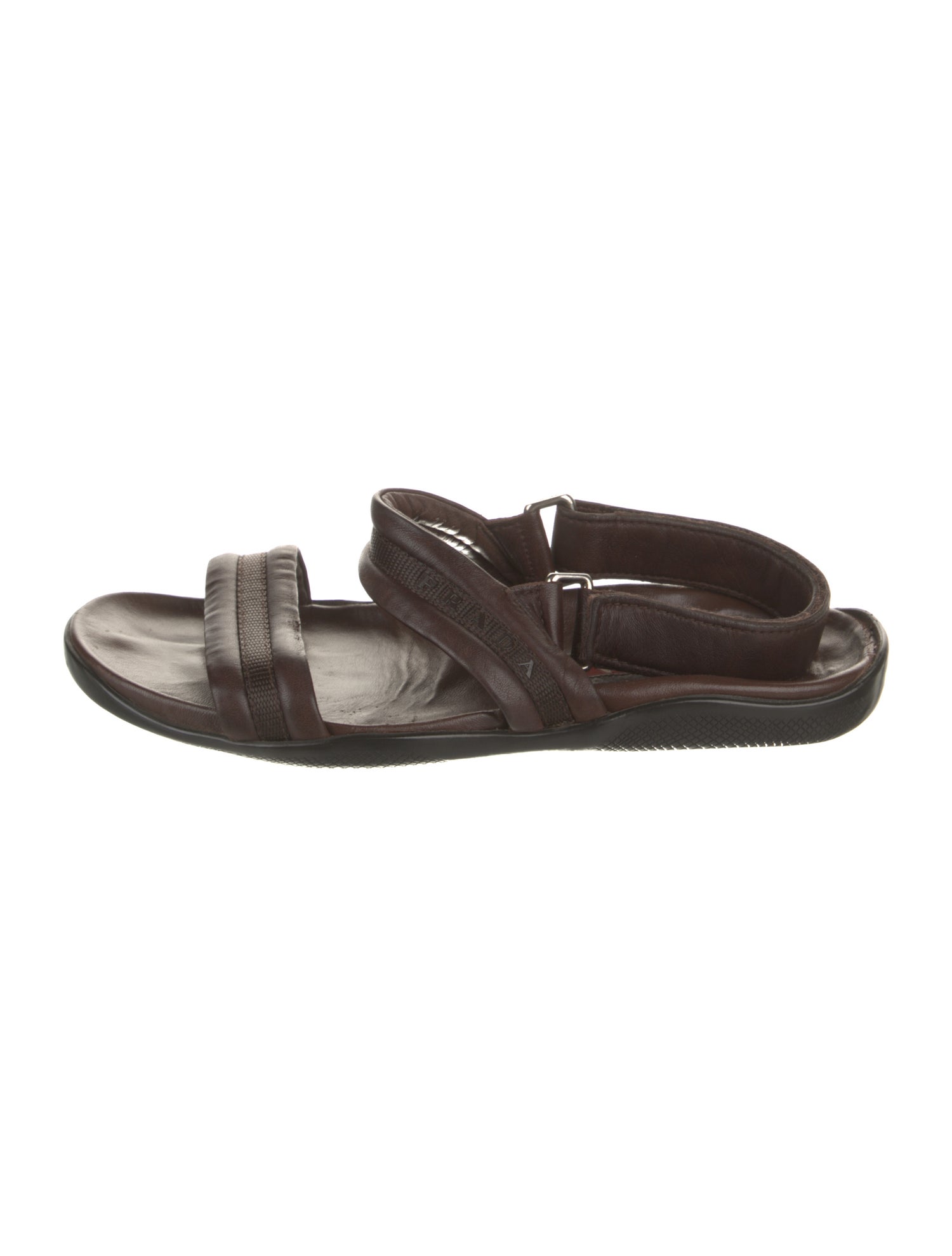 Prada Sport Leather Sandals
