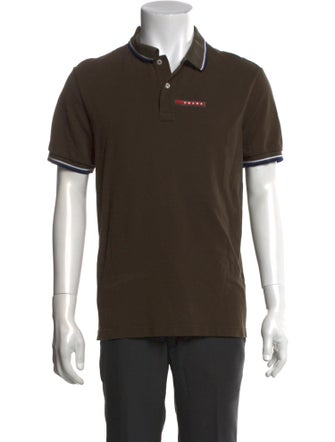 Prada 2018 Crew Neck Polo Shirt