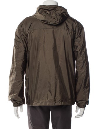 Prada Sport 2018 Enameled Metal Triangle Windbreaker