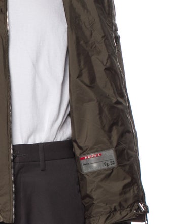 Prada Sport 2018 Enameled Metal Triangle Windbreaker