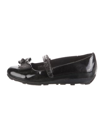 Prada Sport Girls' Patent Leather Ballet Flats
