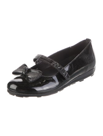 Prada Sport Girls' Patent Leather Ballet Flats