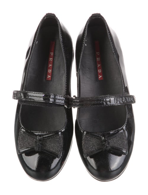 Prada Sport Girls' Patent Leather Ballet Flats