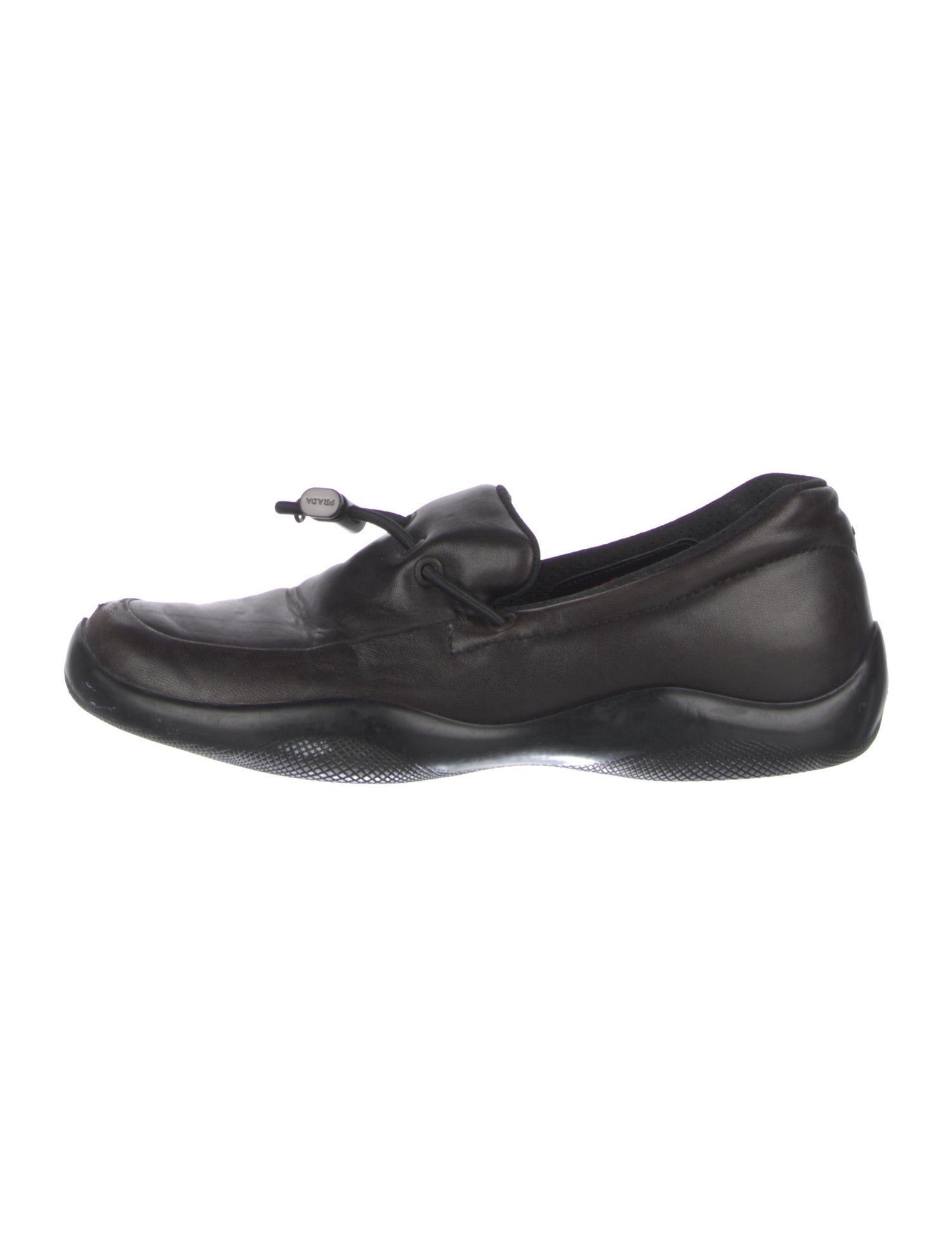 Prada Sport Leather Loafers