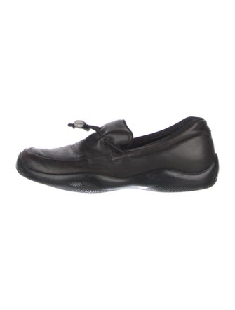 Prada Sport Leather Loafers