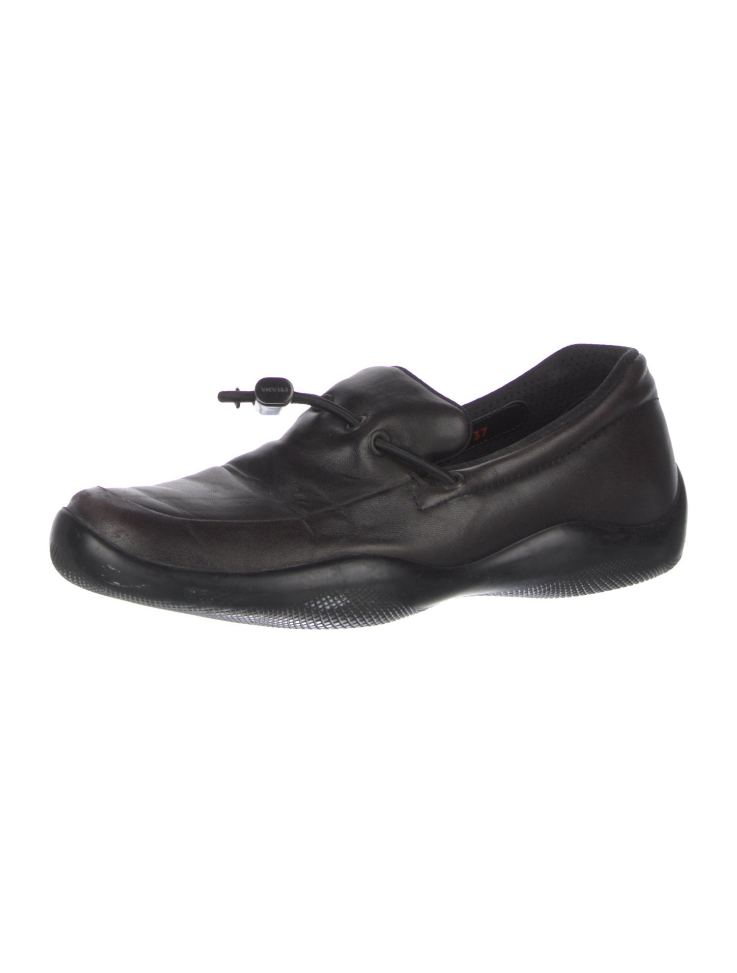 Prada Sport Leather Loafers