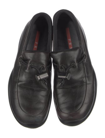 Prada Sport Leather Loafers