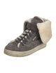 Prada Sport Suede Faux Fur Trim Sneakers