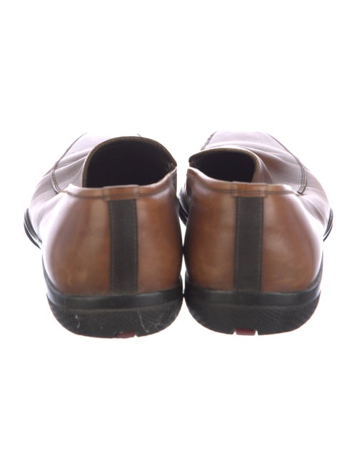 Prada Sport 4d1268 Leather Loafers