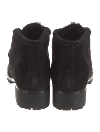 Prada Suede Lace-Up Boots