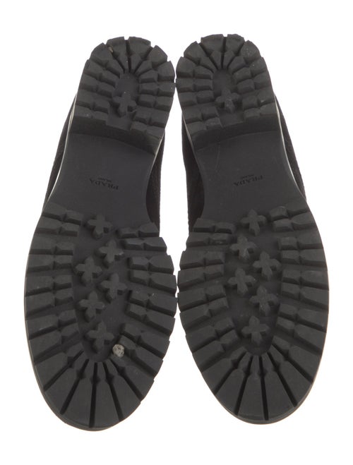 Prada Suede Lace-Up Boots