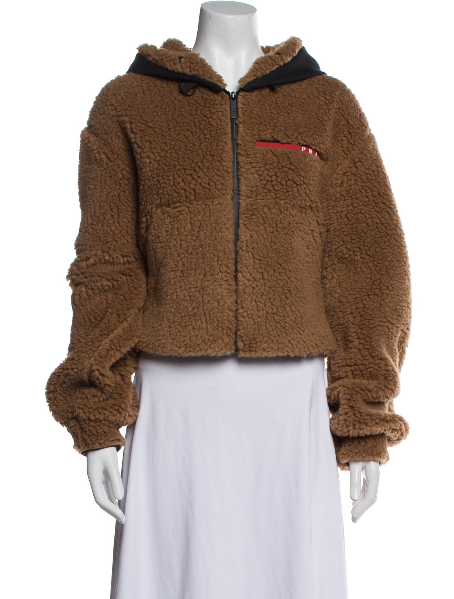 Prada 2022 Linea Rossa Faux Fur Jacket