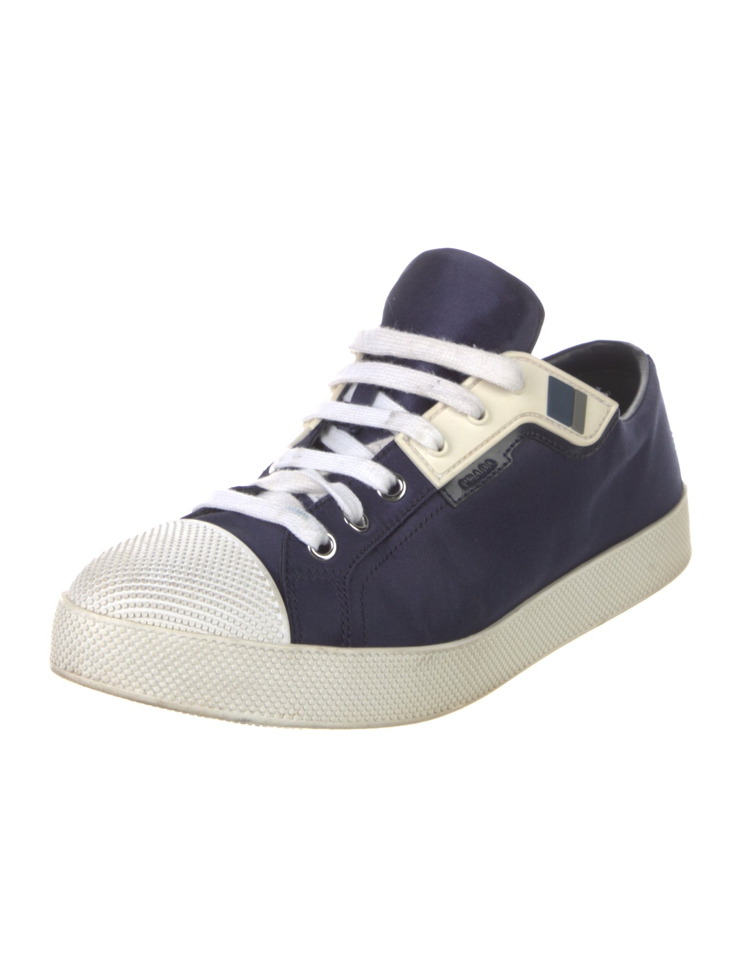 Prada Sport Satin Colorblock Pattern Sneakers