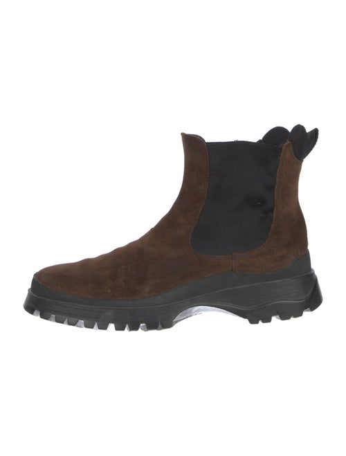 Prada Sport Suede Chelsea Boots