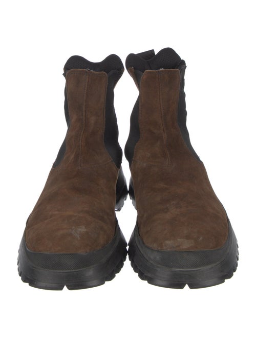 Prada Sport Suede Chelsea Boots