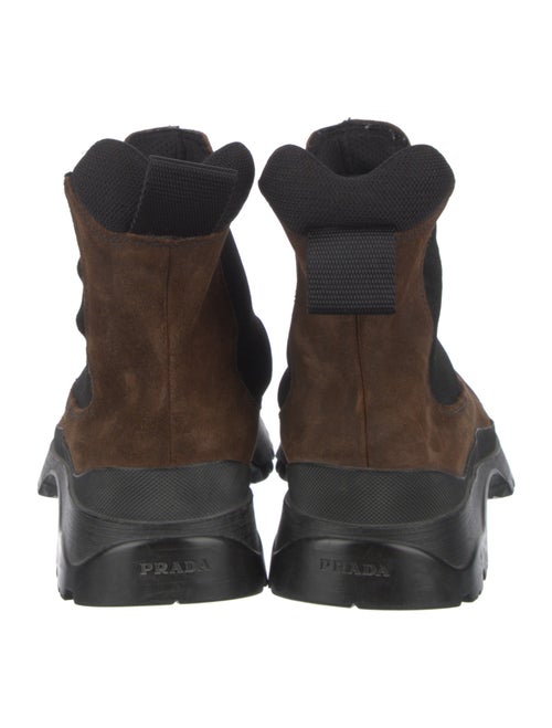 Prada Sport Suede Chelsea Boots