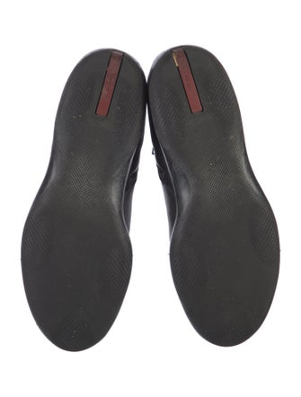 Prada Sport Leather Chelsea Boots