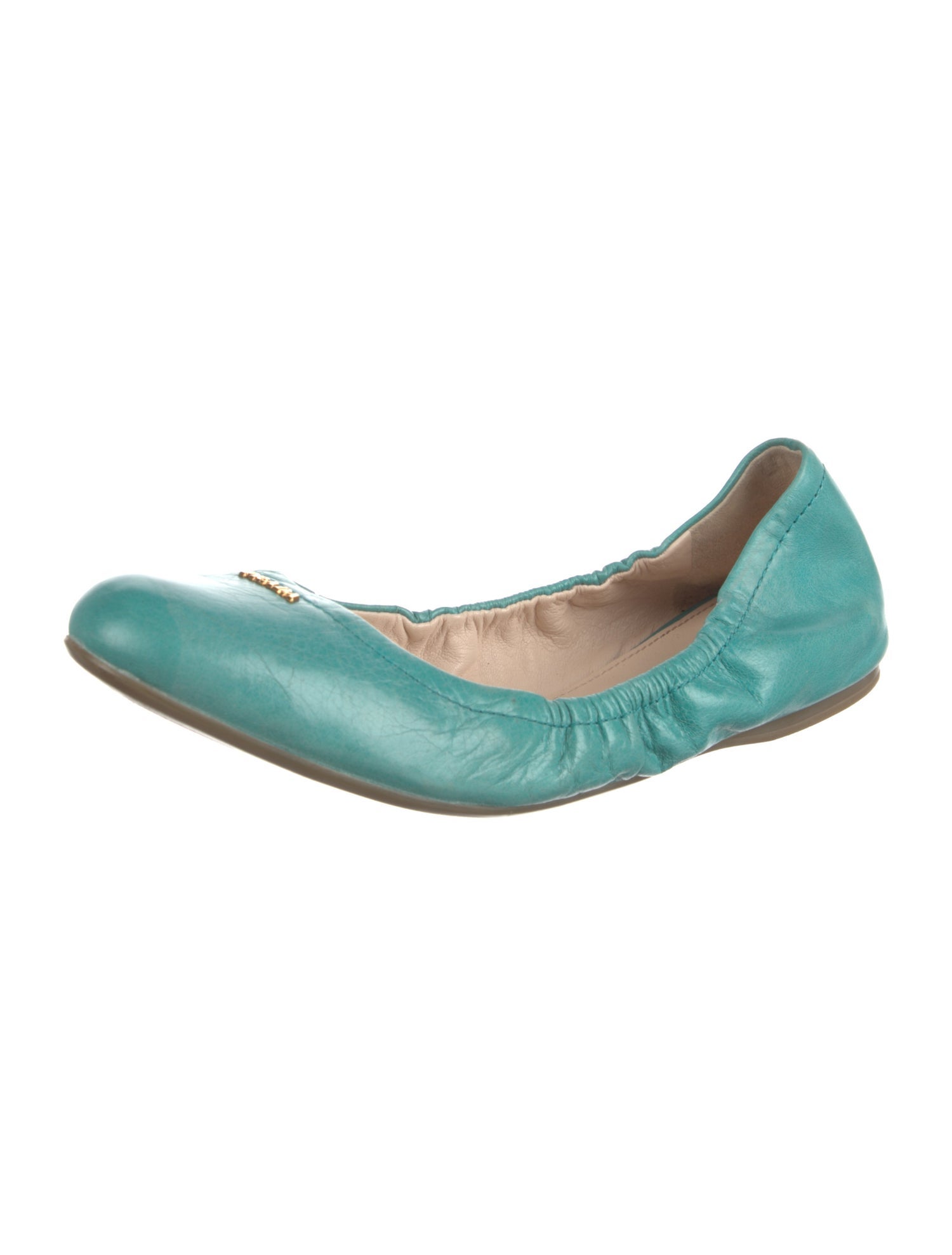 Prada Sport Leather Ballet Flats