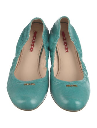 Prada Sport Leather Ballet Flats
