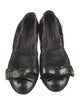Prada Sport Leather Bow Accents Ballet Flats