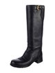 Prada Sport Leather Riding Boots