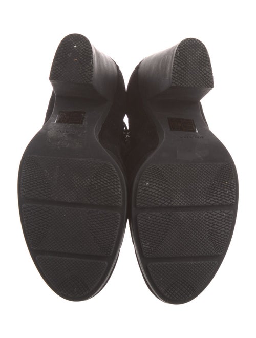 Prada Sport Suede Lace-Up Boots