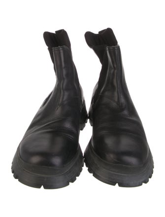 Prada Sport Late 1990's - Early 2000's Leather Chelsea Boots