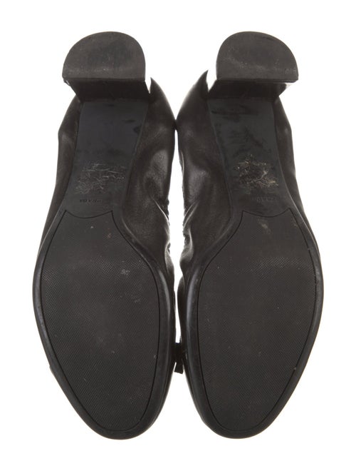 Prada Sport Leather Bow Accents Pumps