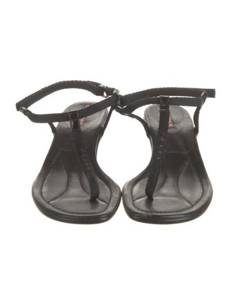 Prada Sport T-Strap Sandals