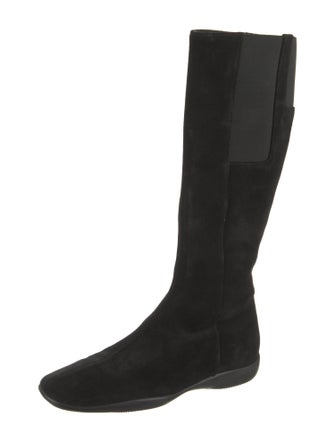 Prada Sport Suede Riding Boots