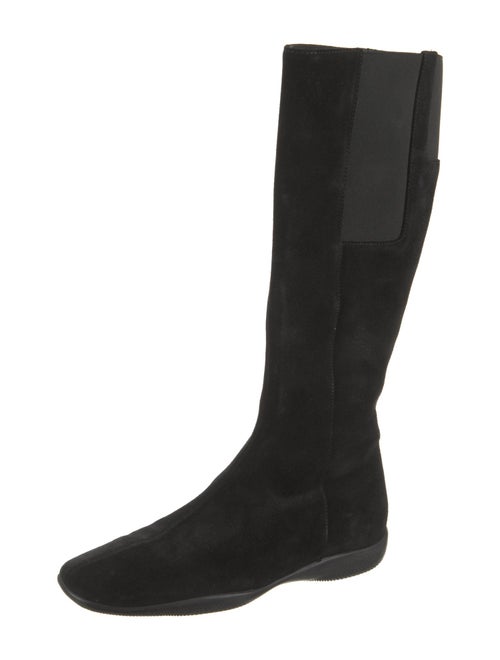Prada Sport Suede Riding Boots