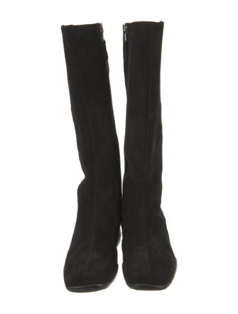 Prada Sport Suede Riding Boots