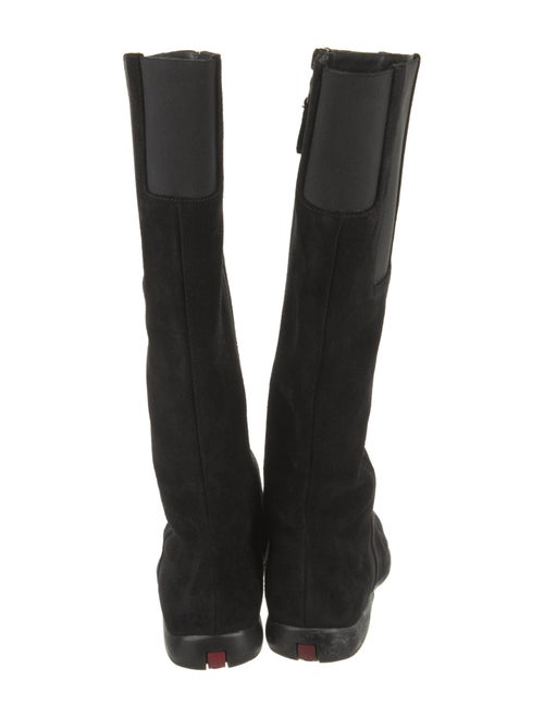 Prada Sport Suede Riding Boots
