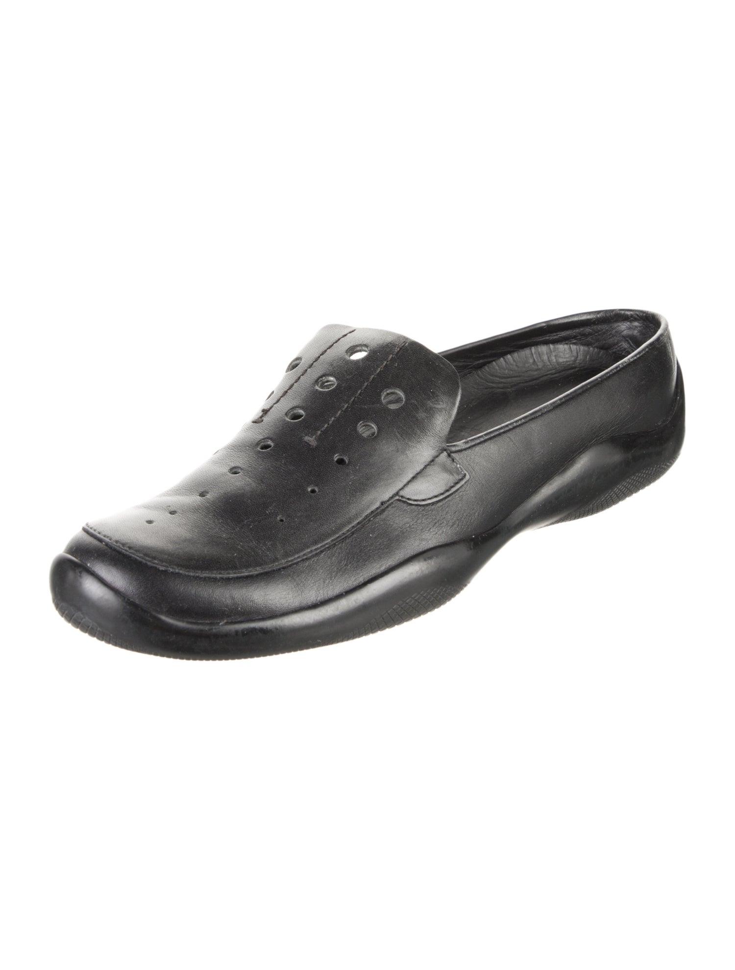 Prada Sport Leather Mules