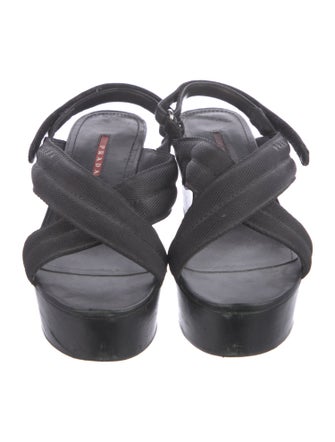 Prada Sport Slingback Sandals