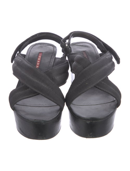 Prada Sport Slingback Sandals