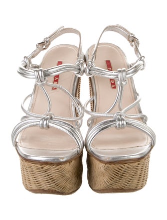 Prada Sport Leather Sandals