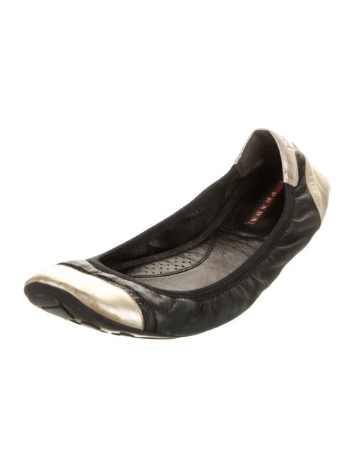 Prada Sport Leather Ballet Flats