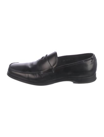 Prada Sport Leather Dress Loafers