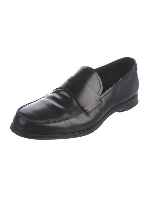 Prada Sport Leather Dress Loafers