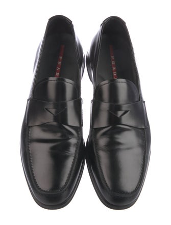 Prada Sport Leather Dress Loafers