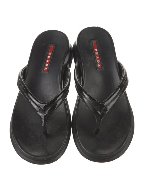 Prada Sport Rubber Flip Flops