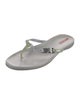 Prada Sport Canvas Flip Flops