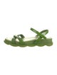 Prada Sport Patent Leather Slingback Sandals