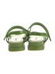 Prada Sport Patent Leather Slingback Sandals