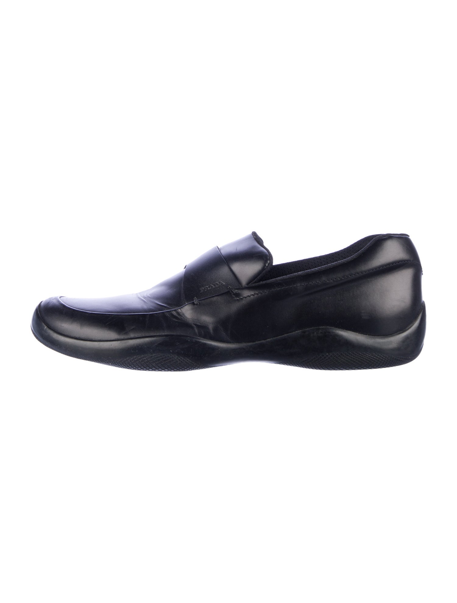 Prada Sport Leather Loafers